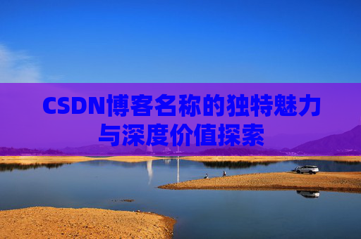 CSDN博客名称的独特魅力与深度价值探索